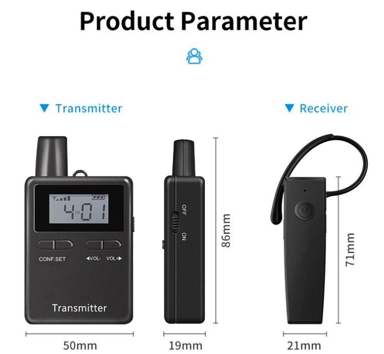 2.4GHz 50-Channel Wireless Tour Guide System(17)